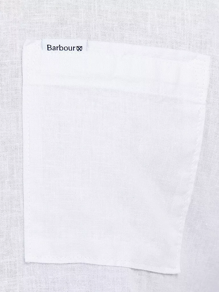 BARBOUR Leinenhemd NELSON  weiss