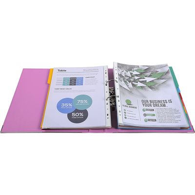 Exacompta Prem'Touch - Classeur à levier - Dos 50 mm - A4 Maxi - rose