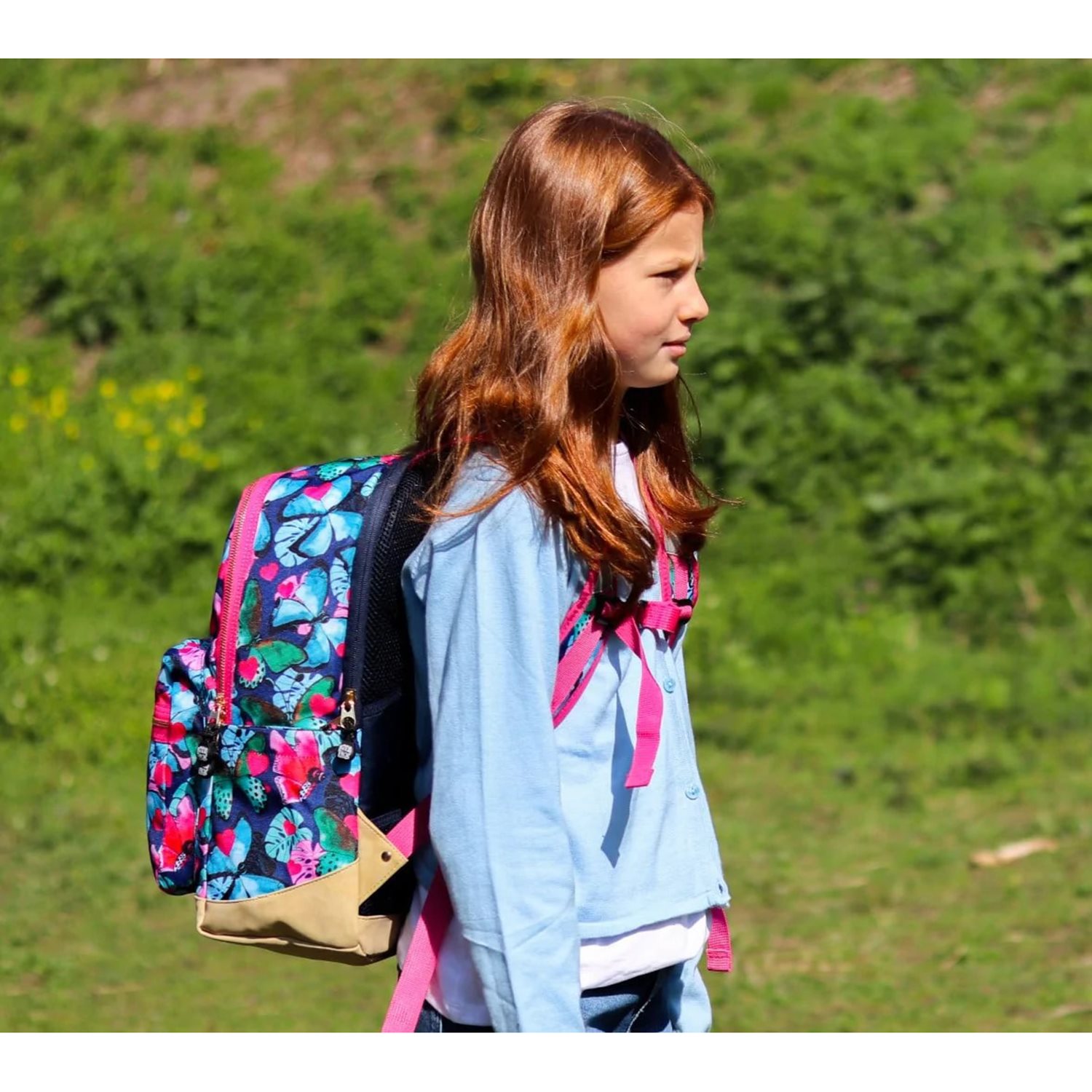 Pick & Pack Beautiful Butterfly Backpack L navy