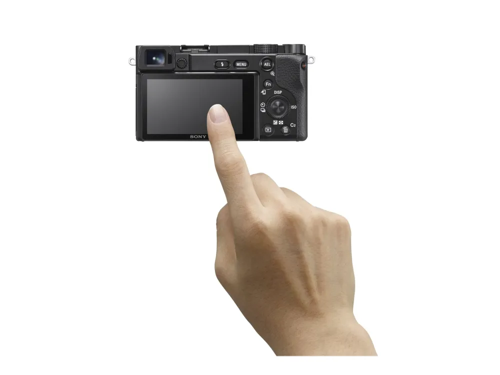 Sony a6100 ILCE-6100 - Digitalkamera - spejlløst - 24.2 MP - APS-C - 4K / 30 fps - kun kamerahus - Wi-Fi, NFC, Bluetooth - sort