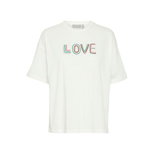 Fransa Koko T-shirt, Blanc de Blanc Mix, L