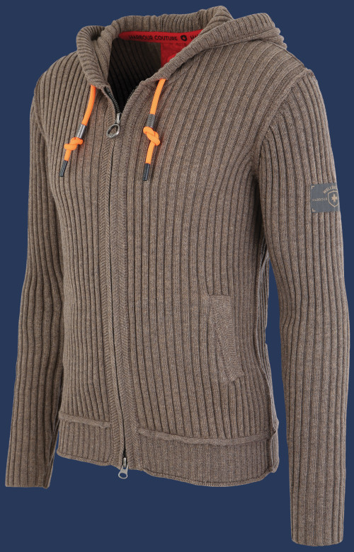 Herren Jacke 004 KoNitD, Camel
