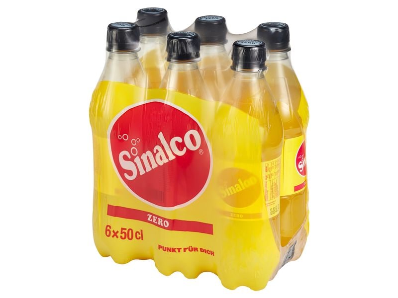 Sinalco Soft-Drinks Original Zero 6 x 0.5 l Kalorienarmes Erfrischungsgetränk mit 4% Fruchtsäften und Süssungsmitteln