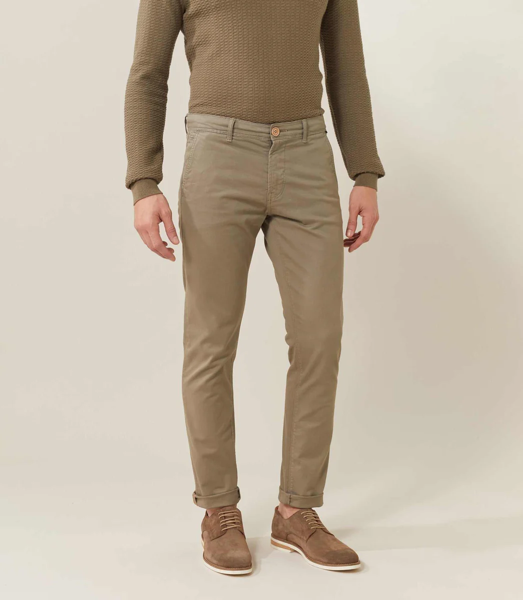 Pantalon casual kaki-clair 