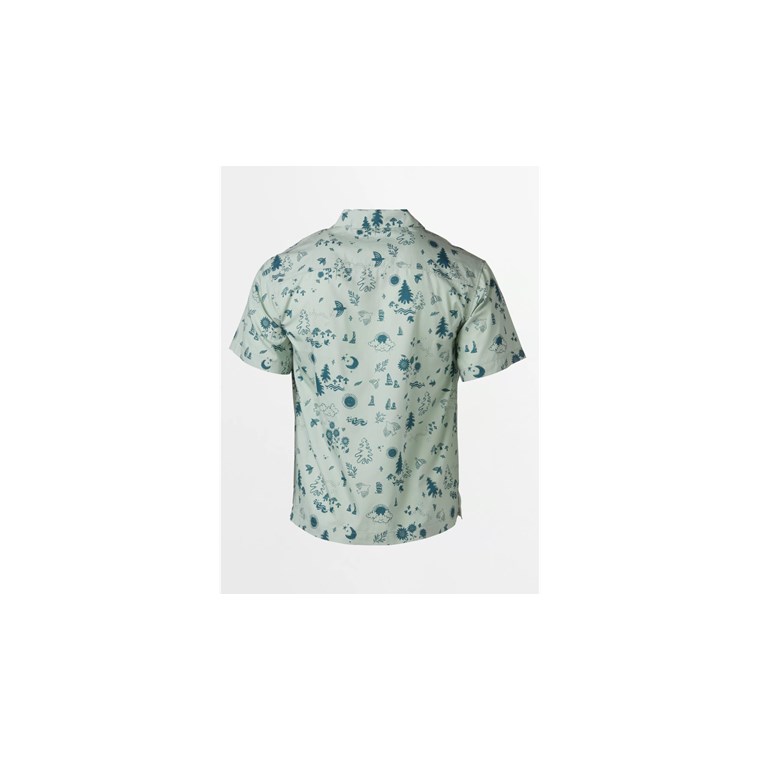 Marmot Muir Camp Novelty Ss Frosty Green Trail Mix