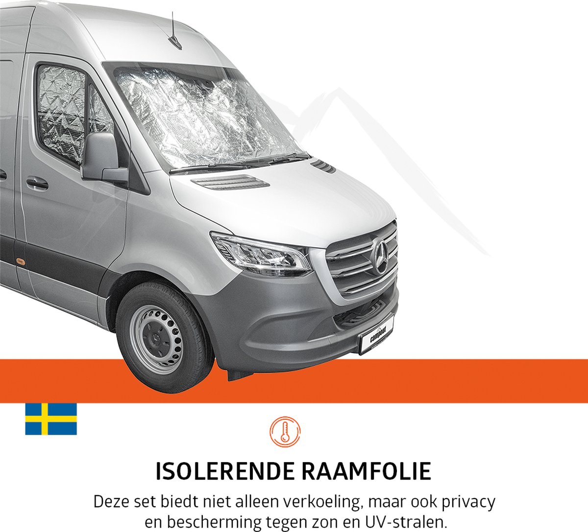Campout Mercedes Sprinter vanaf 05-2014 raamisolatieset