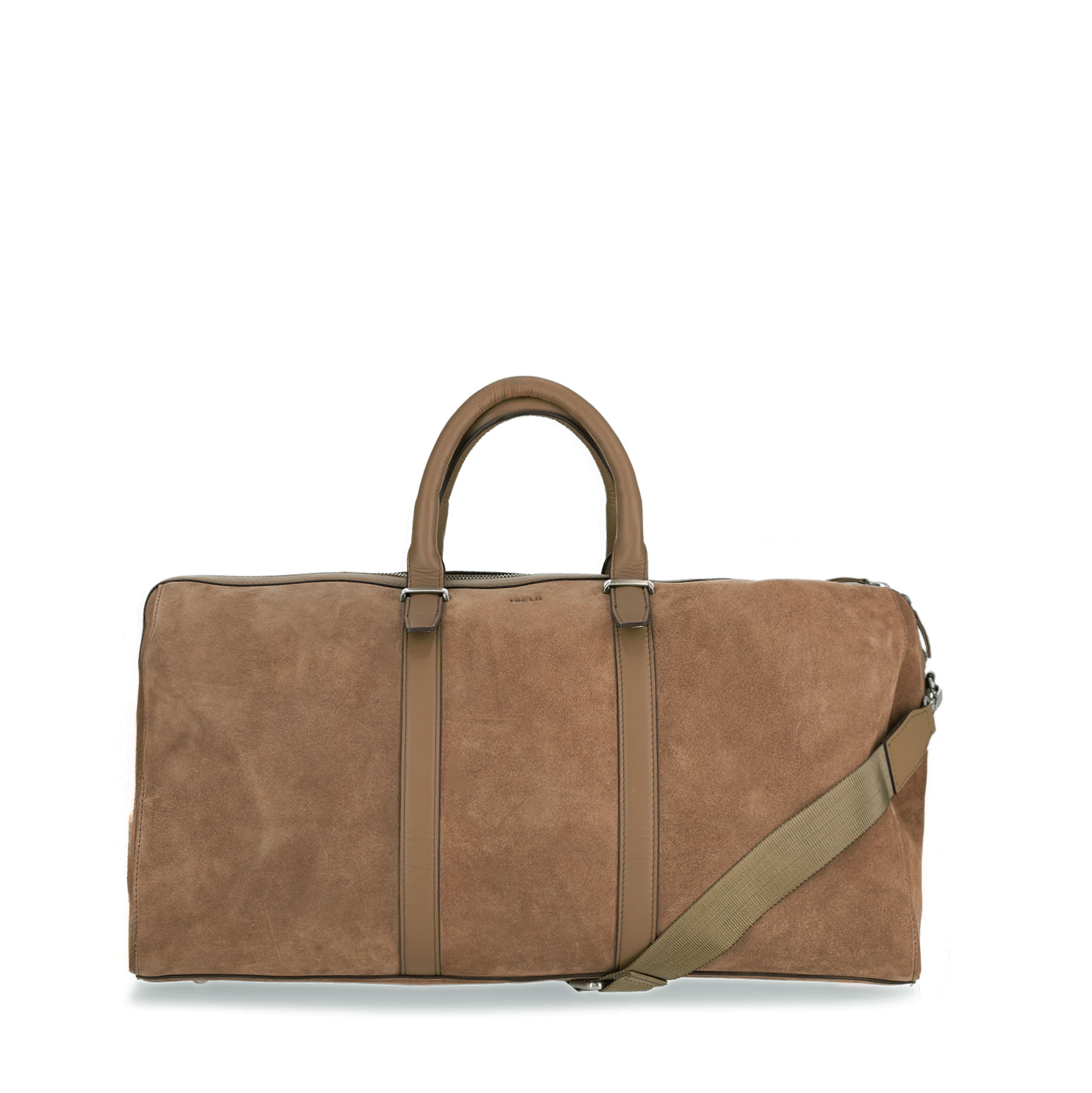 Taupe suède weekendtas