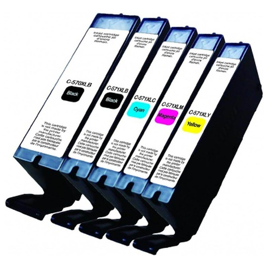 Cartouche C-571XL - Multipack x5
