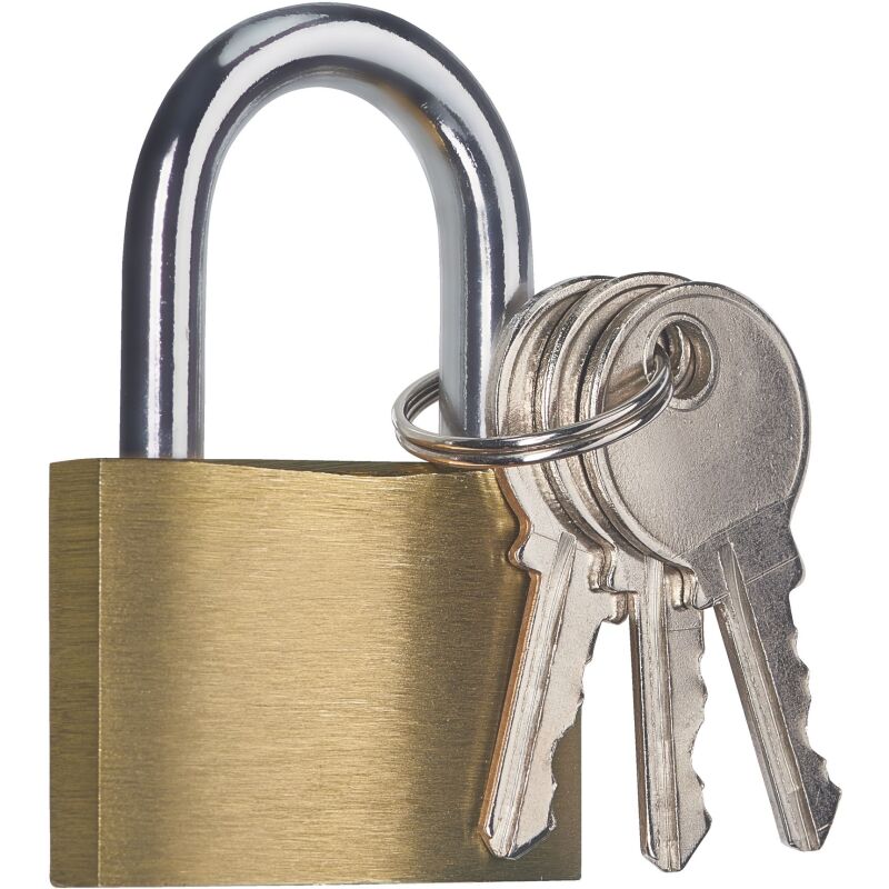 Cadenas à clé en laiton haute qualité - largeur 40mm