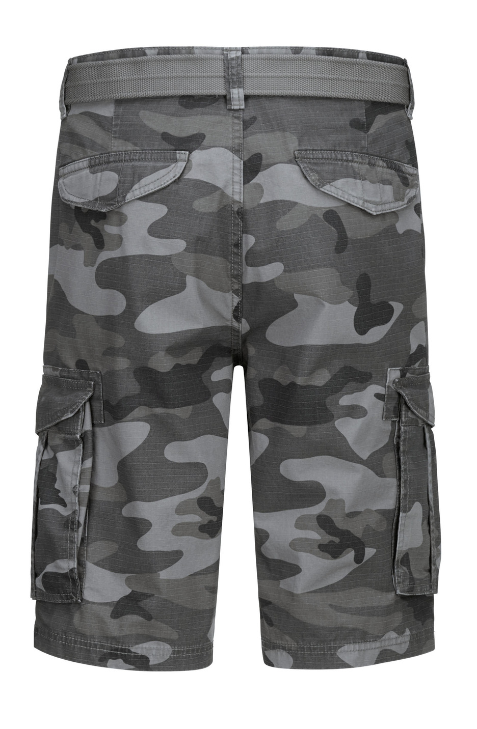 Bermudas mit Gürtel und Cargotaschen in 2 Farben