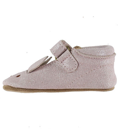 En Fant Hausschuhe - Suede Glitter - Sepia Rose