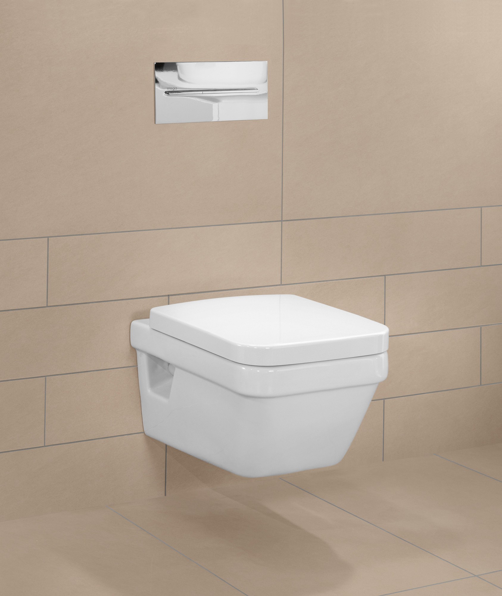 Villeroy & Boch Architectura toiletzitting rechthoekig wit glans