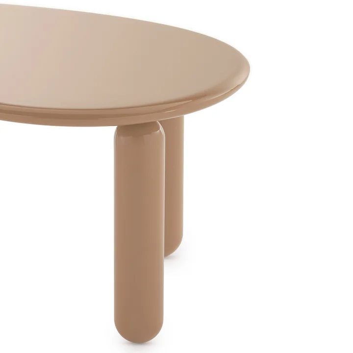 Kartell - Undique Mas Beistelltisch, Ø 48 cm, H 51 cm, grau