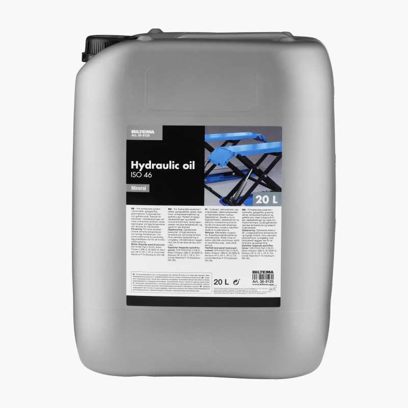 Hydraulikkolje ISO 46, 20 liter