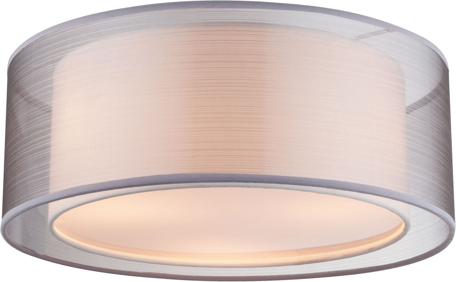 Deckenlampe - Nickel matt - grau - 3-flammig