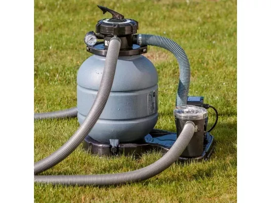 Piscine acier blanc Fidji ronde 5,70 x 1,22 m - Gré