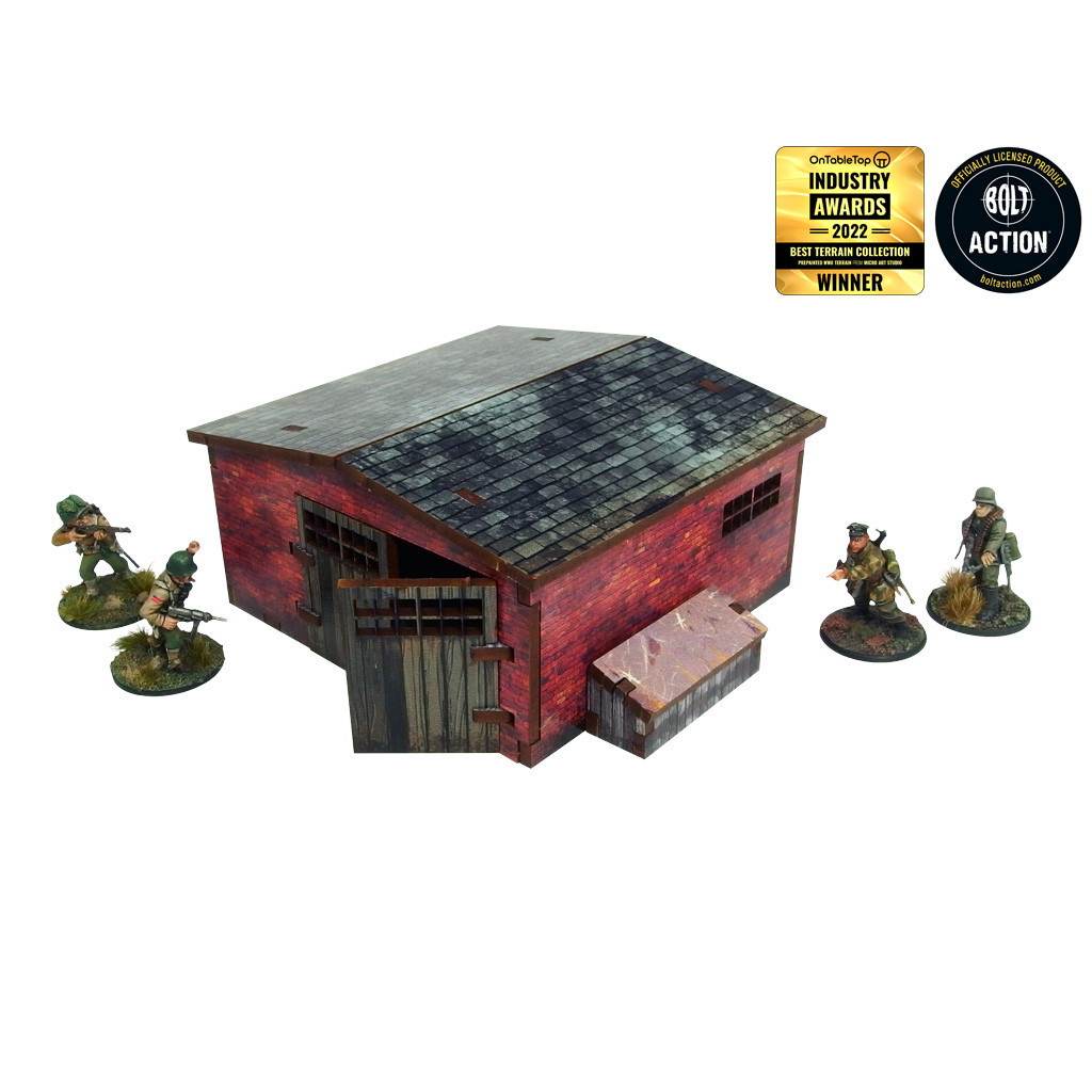 WW2 - Normandy Large Brick Shed