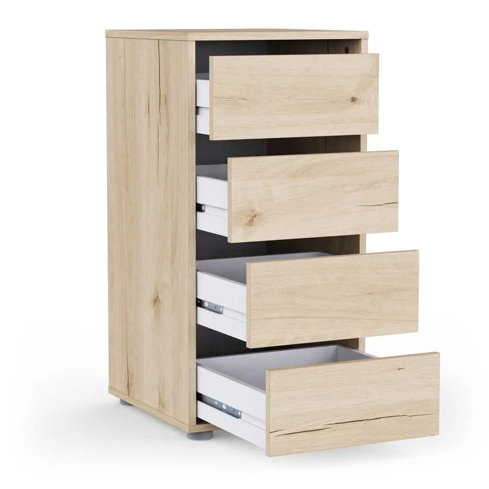 Ladekast Blokty - 40x40x76cm - 4 lades - eikdecor