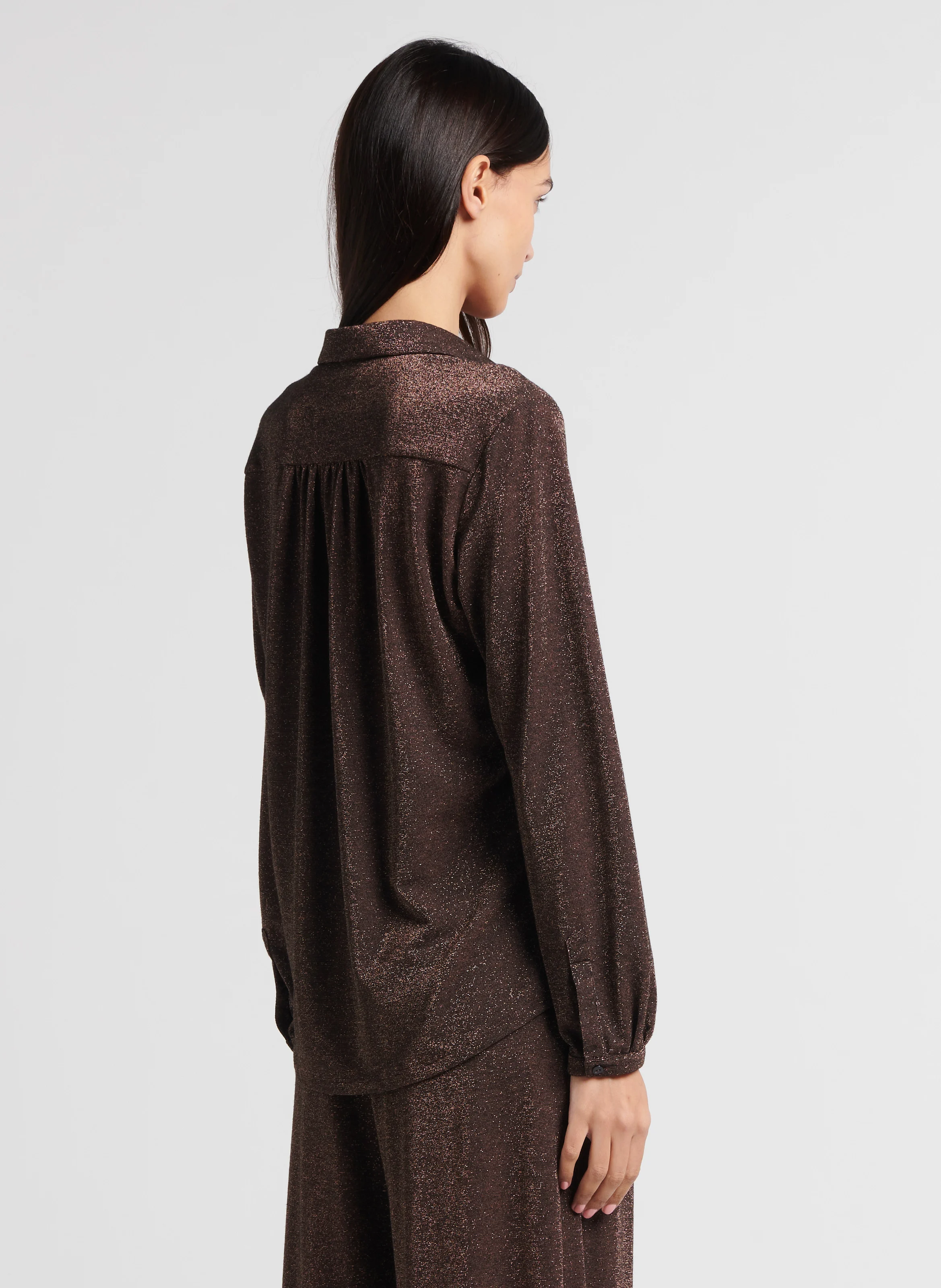MEUDON - Chemise col classique pailleté |