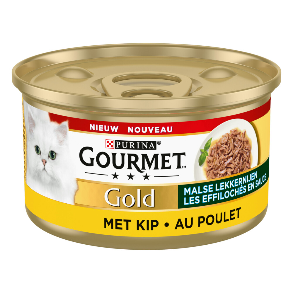 Gourmet Gold Blik Malse Lekkernijen Kip85 gr