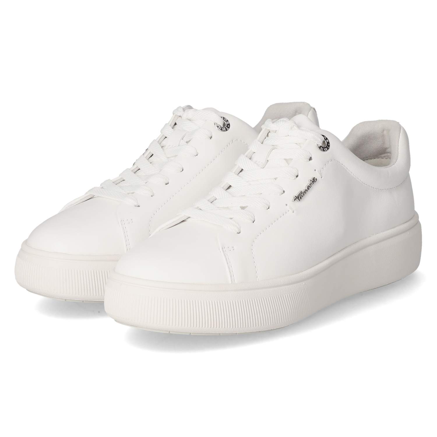 Tamaris Low Sneaker - white leather