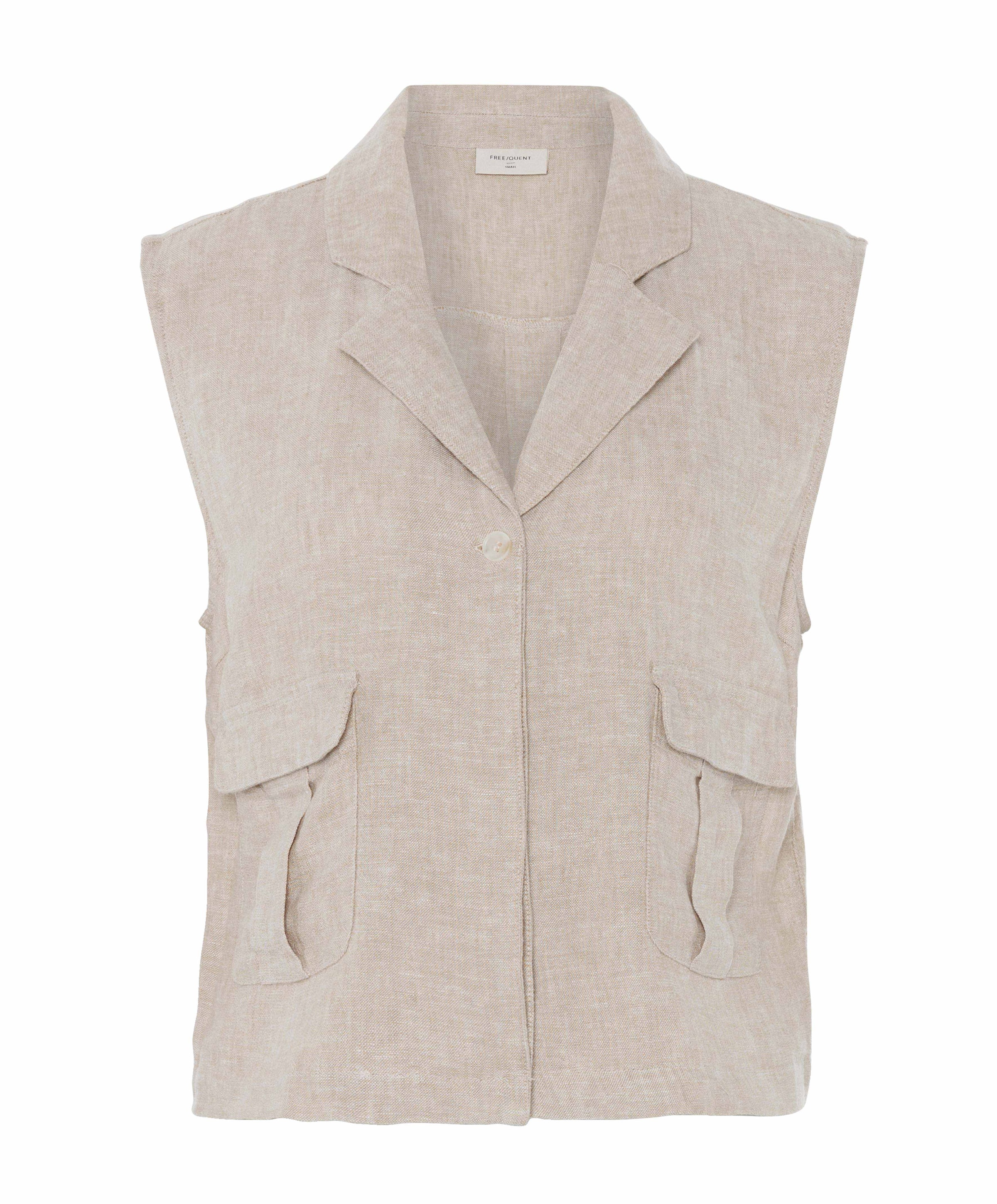 Freequent Dames gilet beige