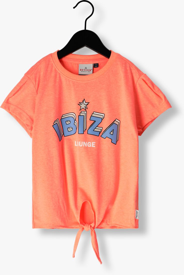 RETOUR koraal retour t-shirt idorra