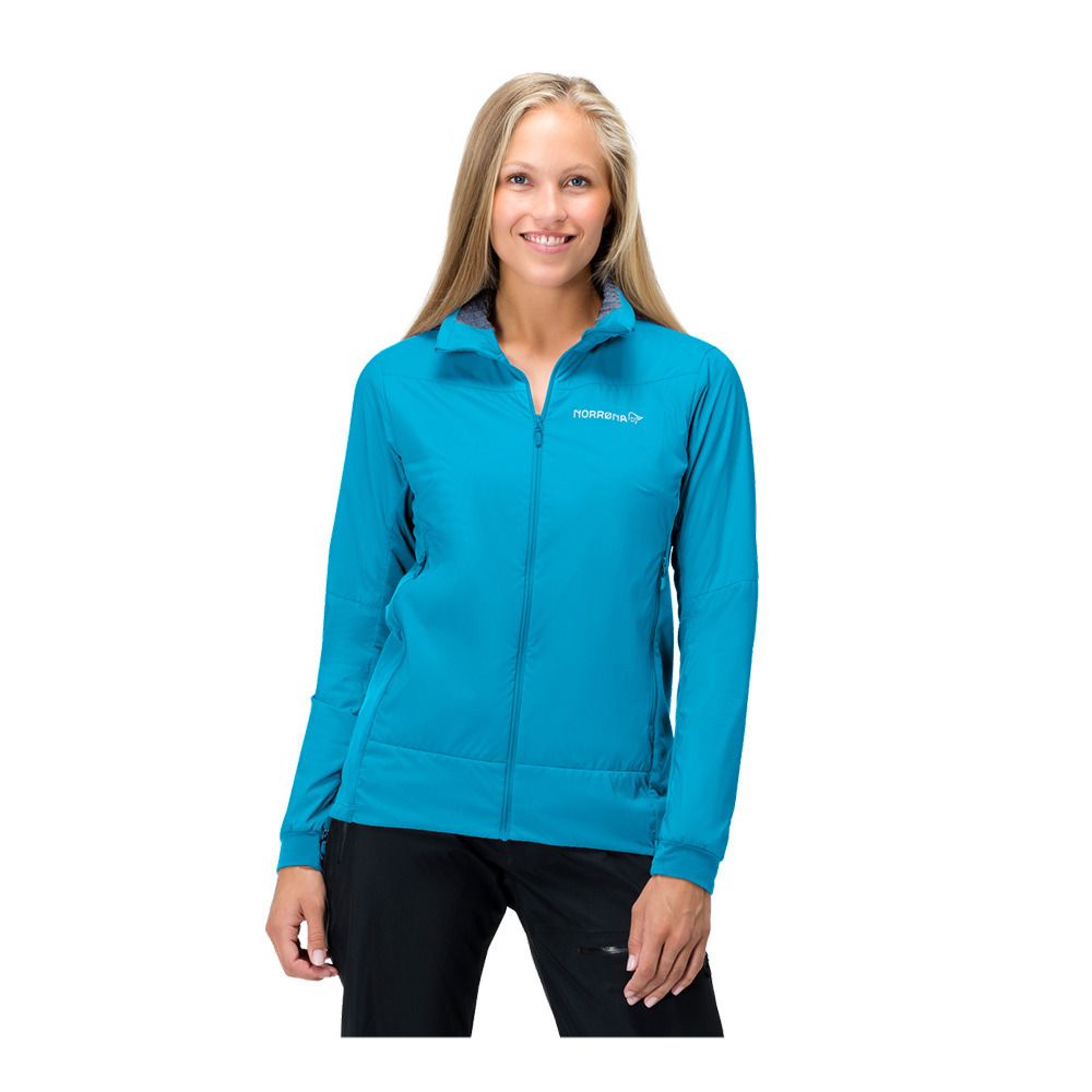 Norrona FALKETIND OCTA - Veste Femme aquarius