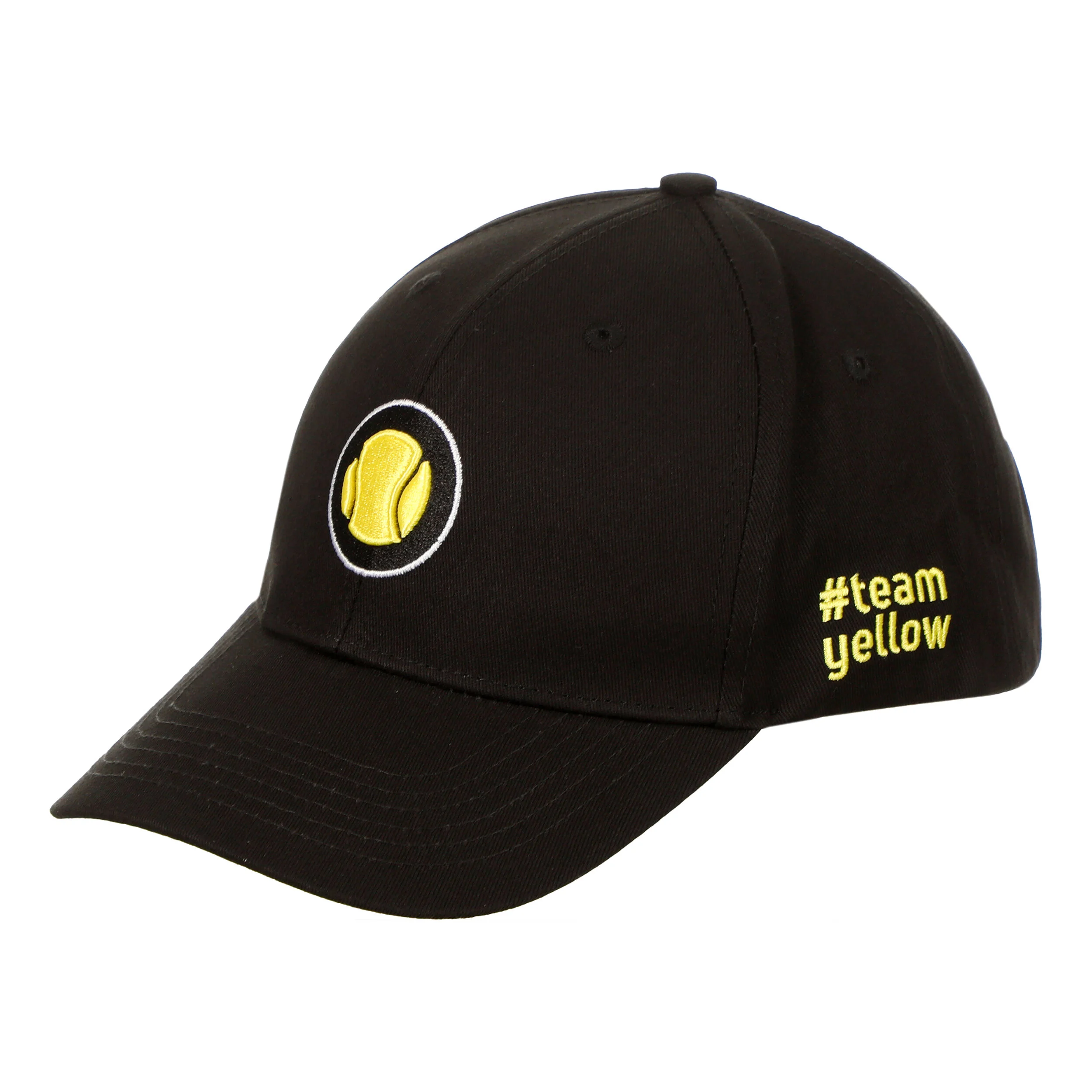 Tennis-Point Team Yellow Cap Casquette - Noir , Jaune
