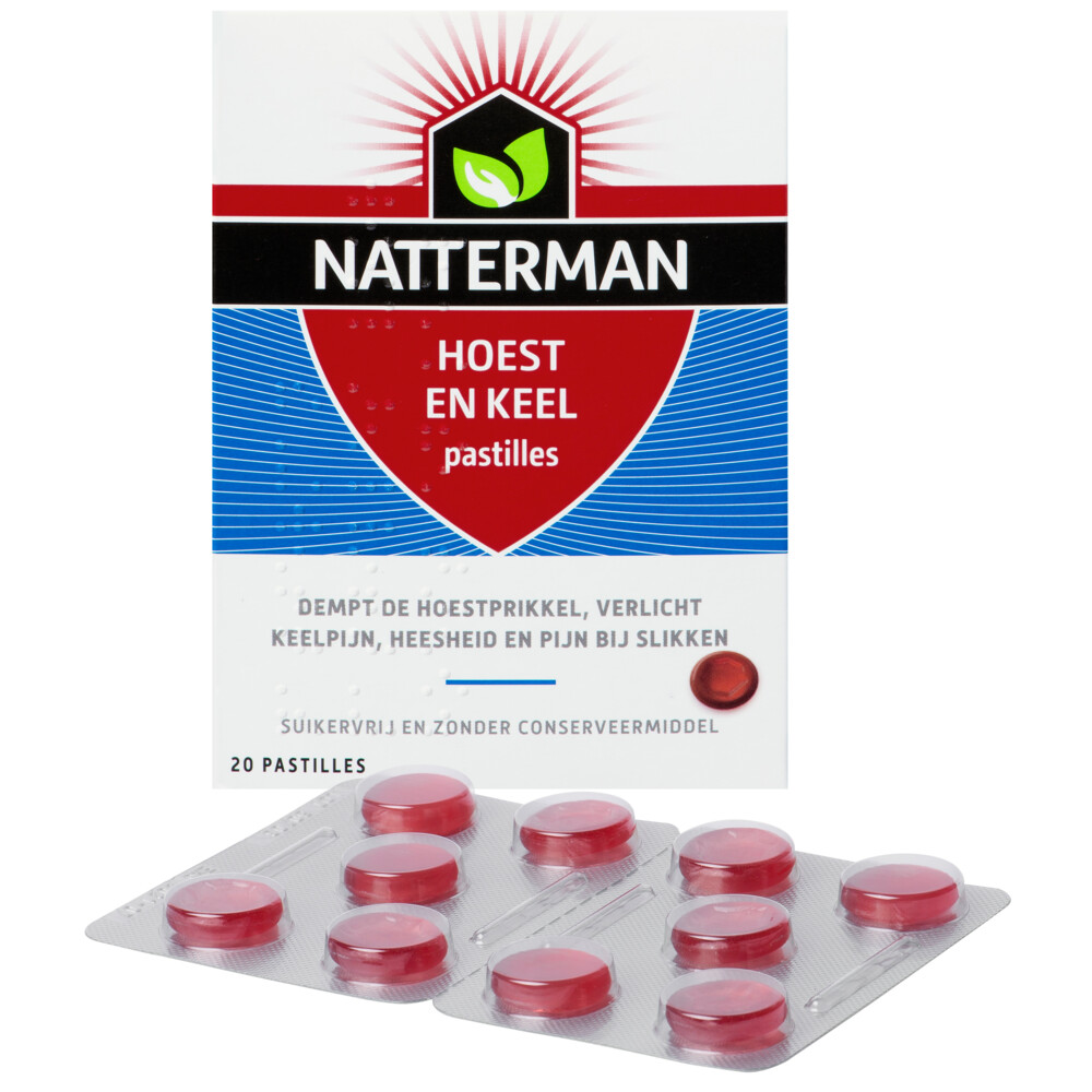 Natterman Hoest- en Keel 20 stuks