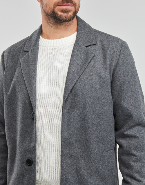 Jack & Jones - JJTOMMY WOOL COAT Gris