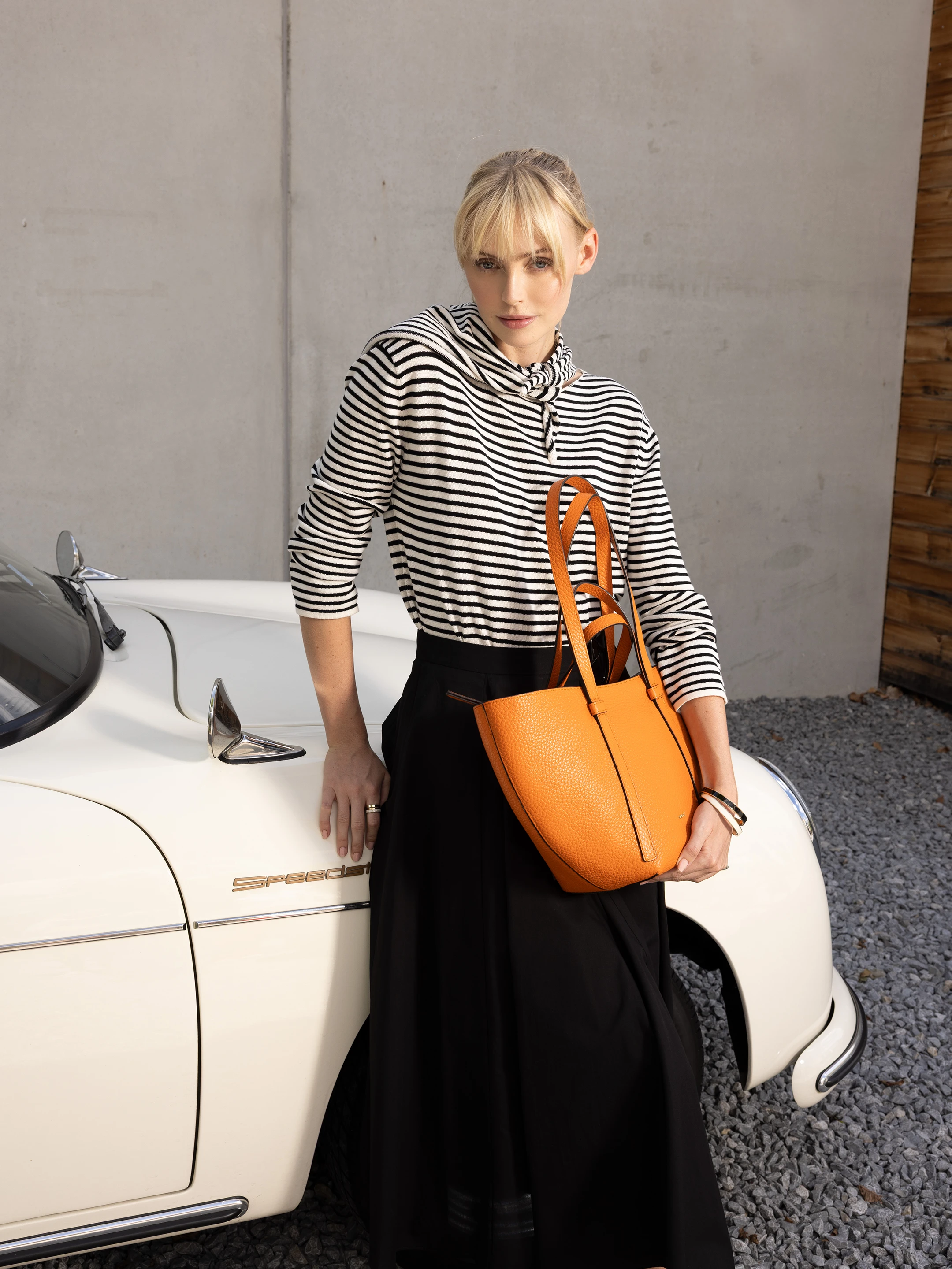 Shopper COSMO medium Leather Tekla Standard