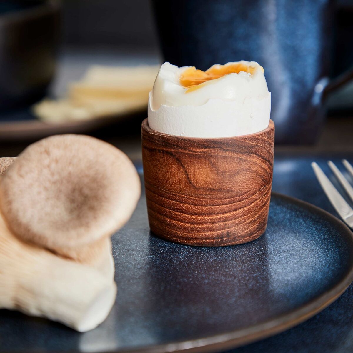 RAW eggekopper i teak, 2 stk