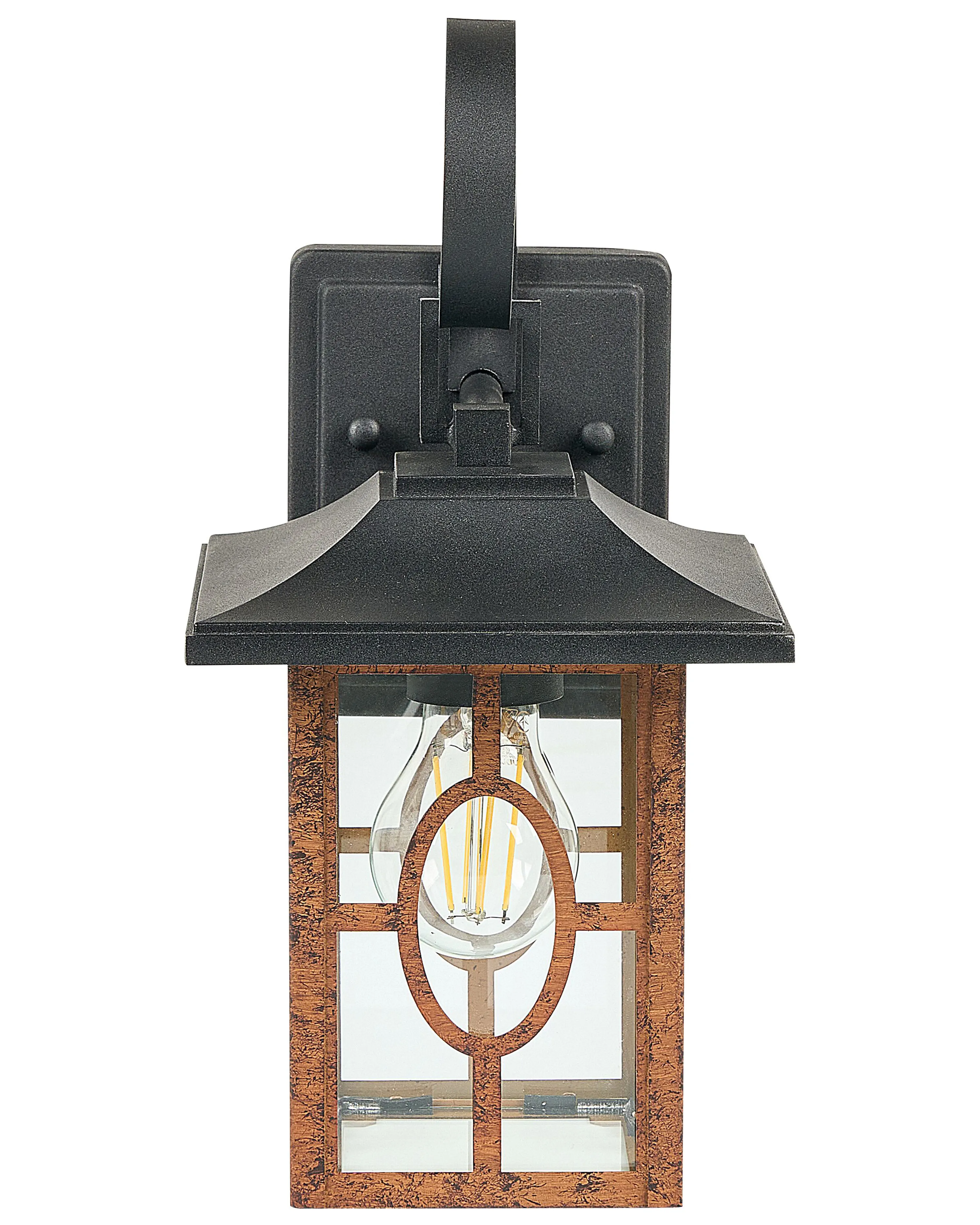 Buiten wandlamp SHAGGIE Bruin