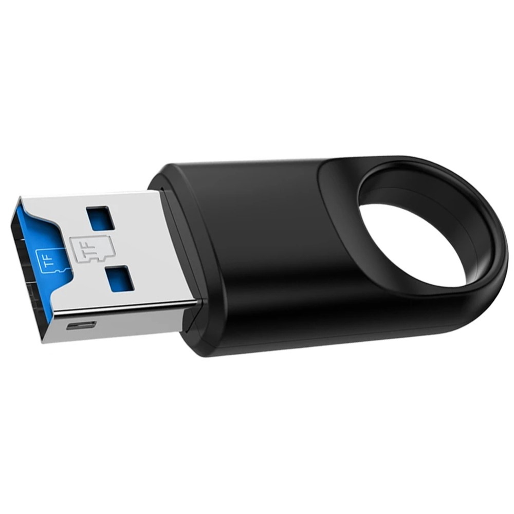 USB 3.0 Kartenlesegerät Card Reader für Micro SD Speicherkarten (5 Gbit/s) - Schwarz