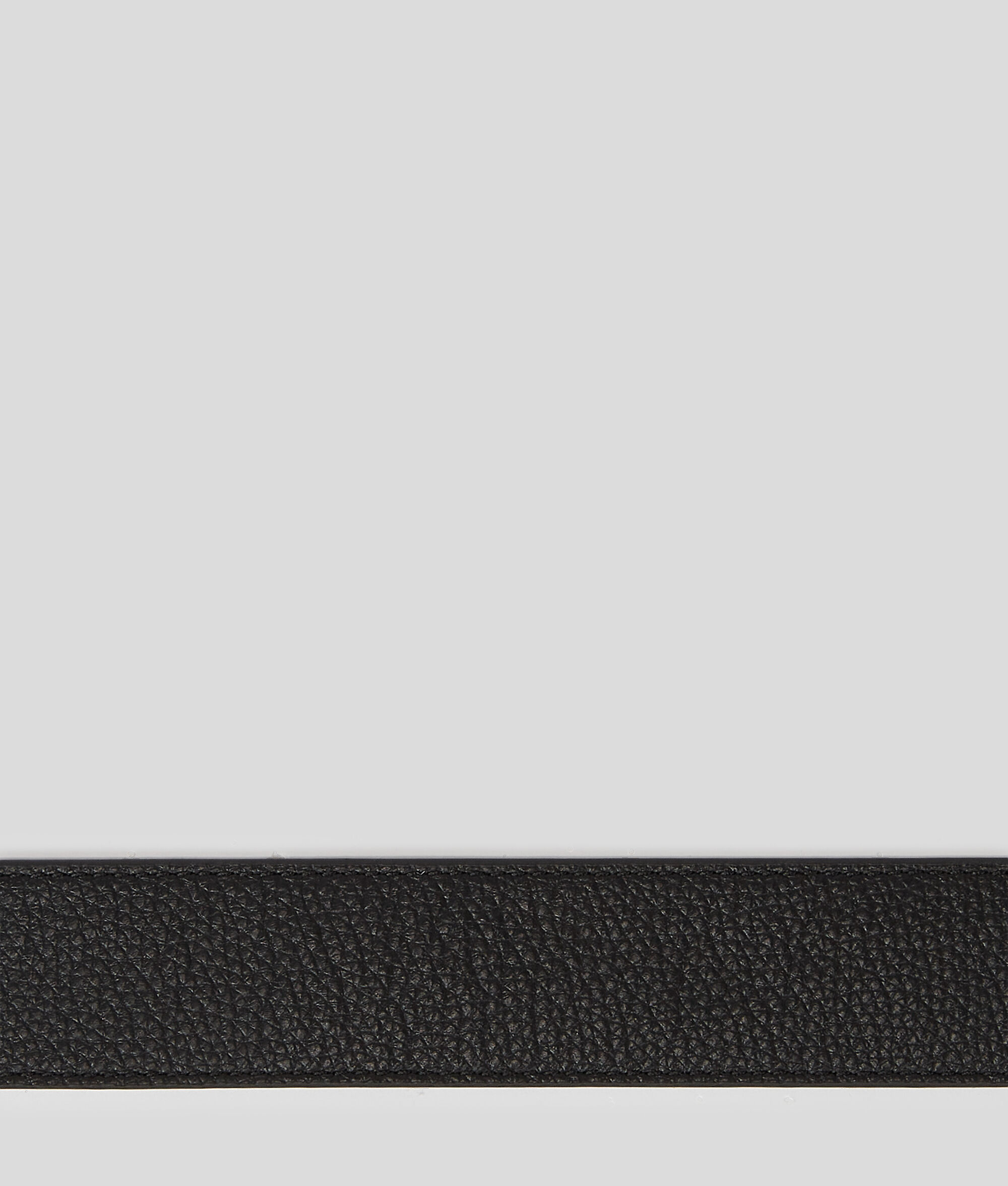 CEINTURE K/ESSENTIAL EN CUIR GRAINÉ MEDIUM
