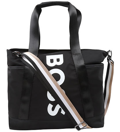BOSS Pusletaske - Sort m. Hvid