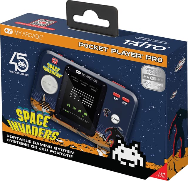 My Arcade Pocket Player Pro Space Invaders håndholdt konsol