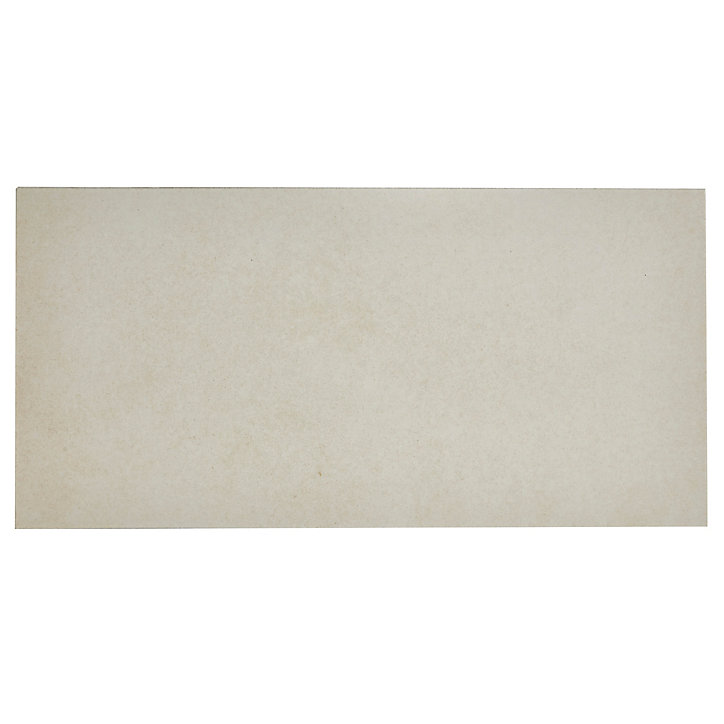 Carrelage sol ivoire 30,7 x 61,7 cm Konkrete