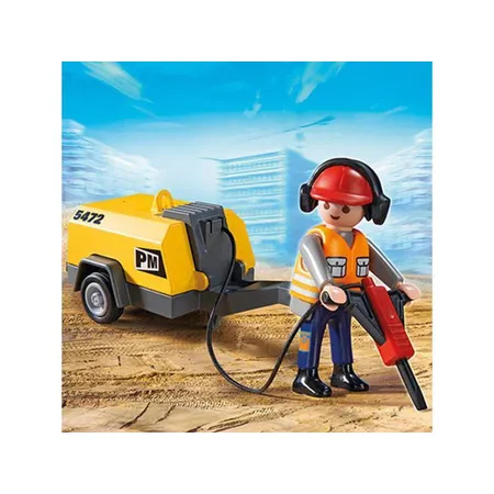 PLAYMOBIL® 5472 Bauarbeiter mit Presslufthammer