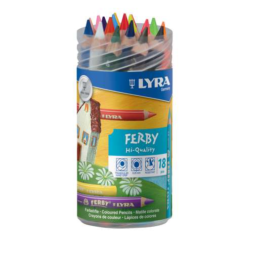 LYRA Dreikant-Farbstift FERBY 18er Etui