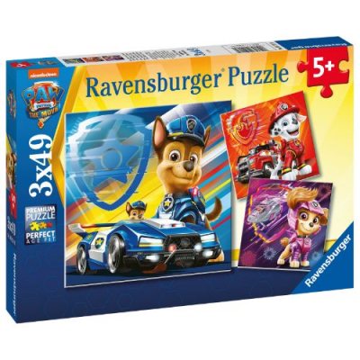 Paw Patrol The Movie 3X49Pc Puzzle