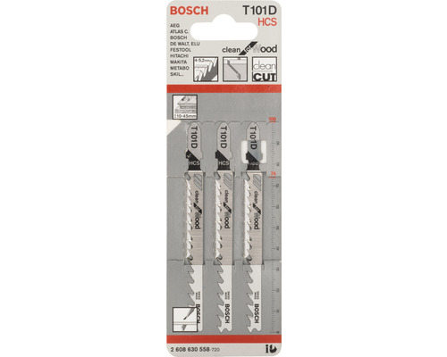 Decoupeerzaagblad Bosch T 101 D, 3-pack