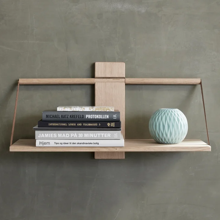 Andersen Furniture - Wood Wall Hängeregal, 30 x 18 x H 24 cm, Eiche