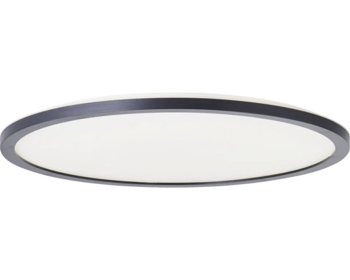 LED plafondlamp, 3-staps dimbaar, 22W, 2700 lm, 4000 K, geheugenfunctie, Ø 42 cm, Brennan zwart/wit