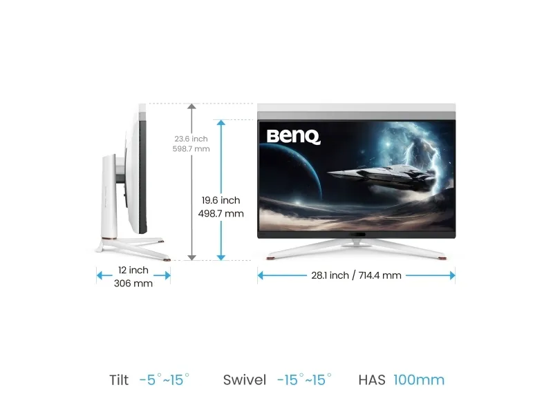 [OUTLET] - BenQ Mobiuz EX321UX - LED-skærm - gaming - 31.5