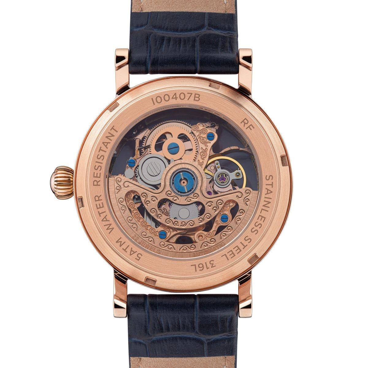 Ingersoll 1892 Mens Ingersoll Herald Automatic Blue Gold Watch