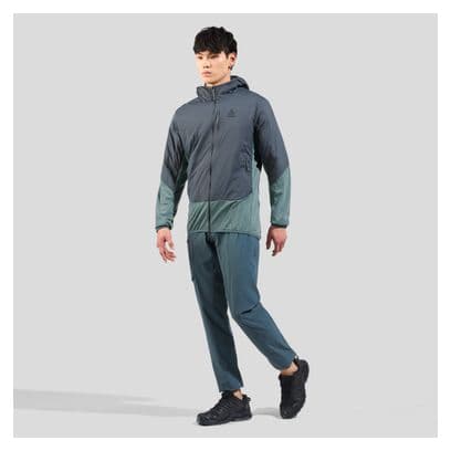 Veste Hybride Odlo Ascent Gris/Bleu