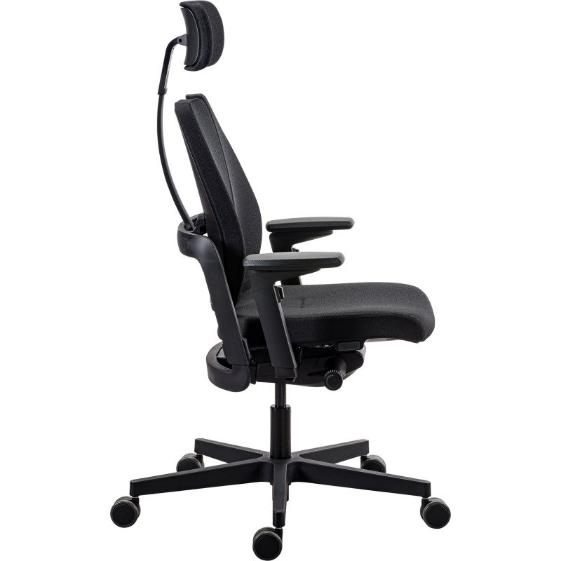 Chaise ultra-ergonomique Xavier avec accoudoirs et appuie-tête réglables