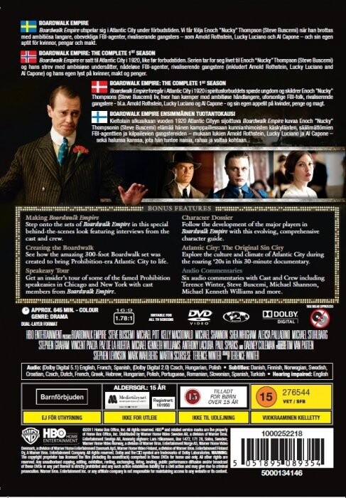 Boardwalk Empire - Sæson 1 - HBO - DVD